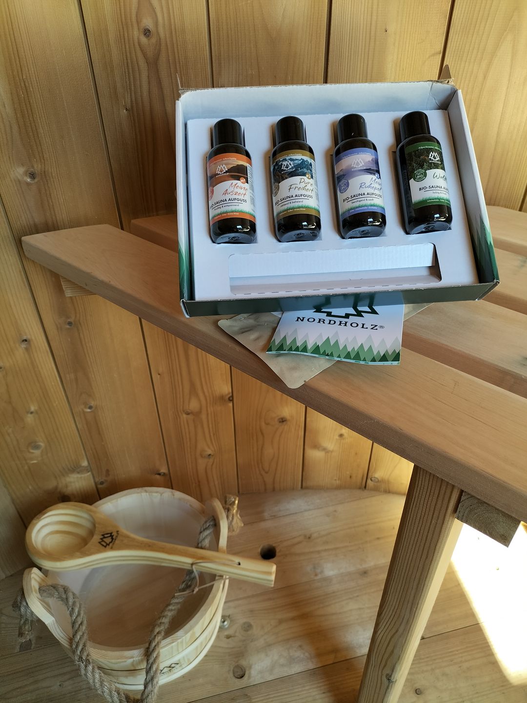 Customer photo review of Bio Saunaaufguss Set