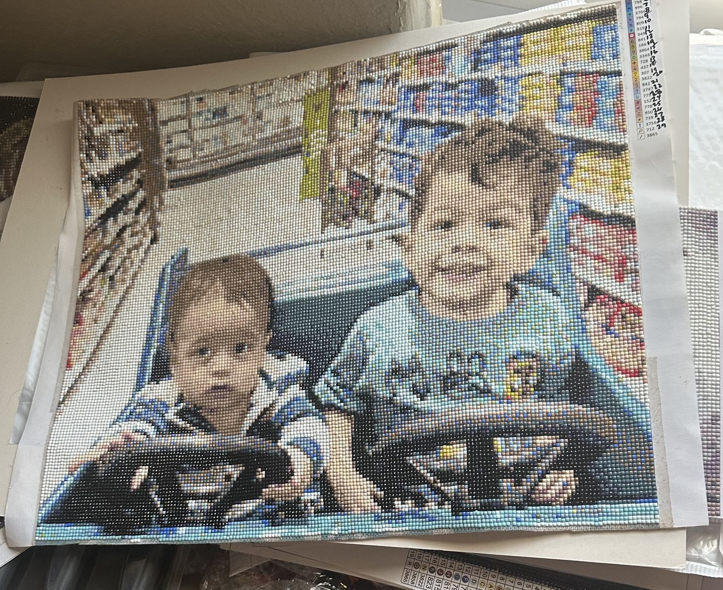 Customer photo review of Custom Diamond Painting Kits for Adults DIY 5D - Photo Diamond Art Shipped from USA