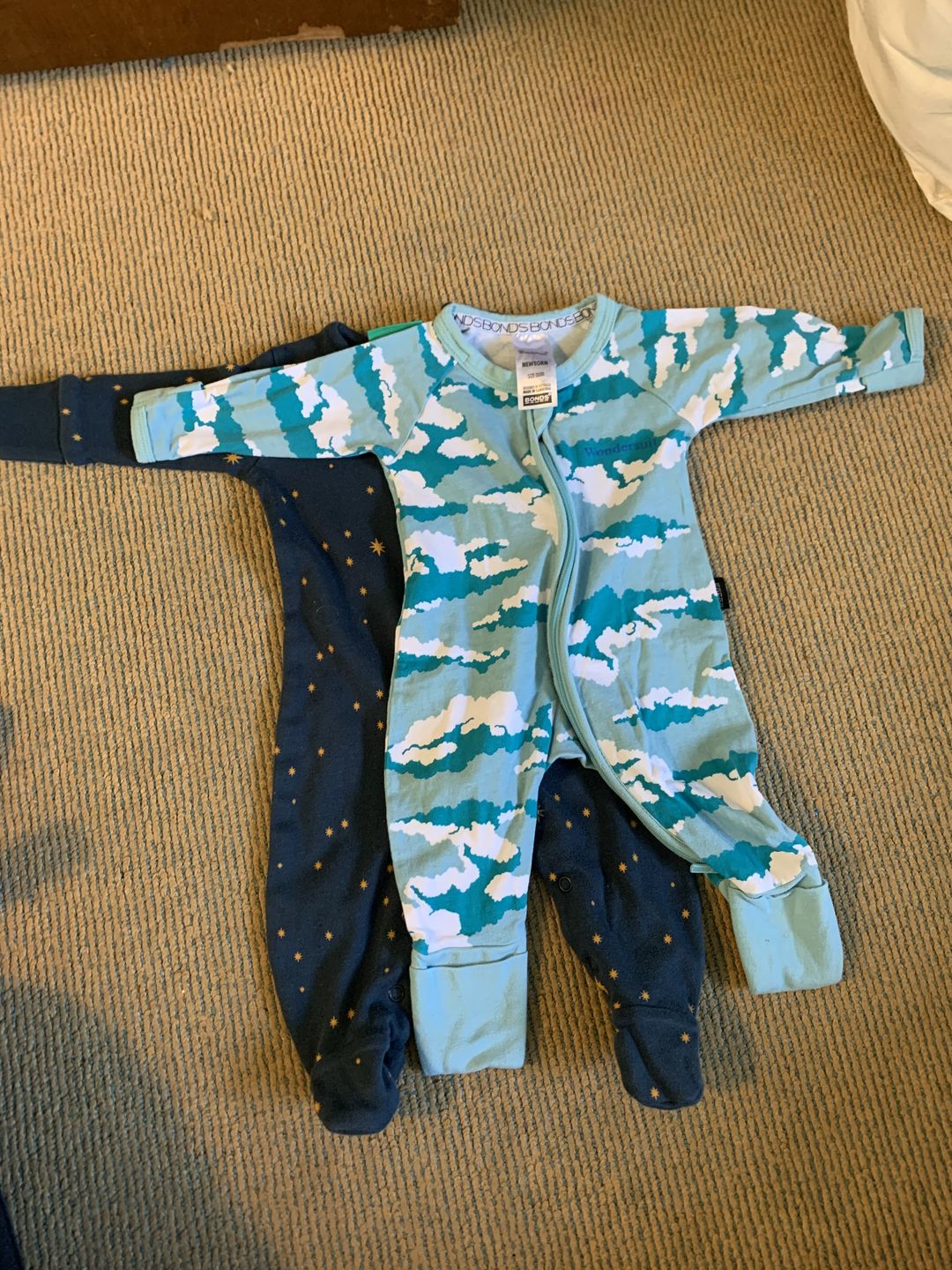 Customer photo review of Twinkle Twinkle Organic Babygrow