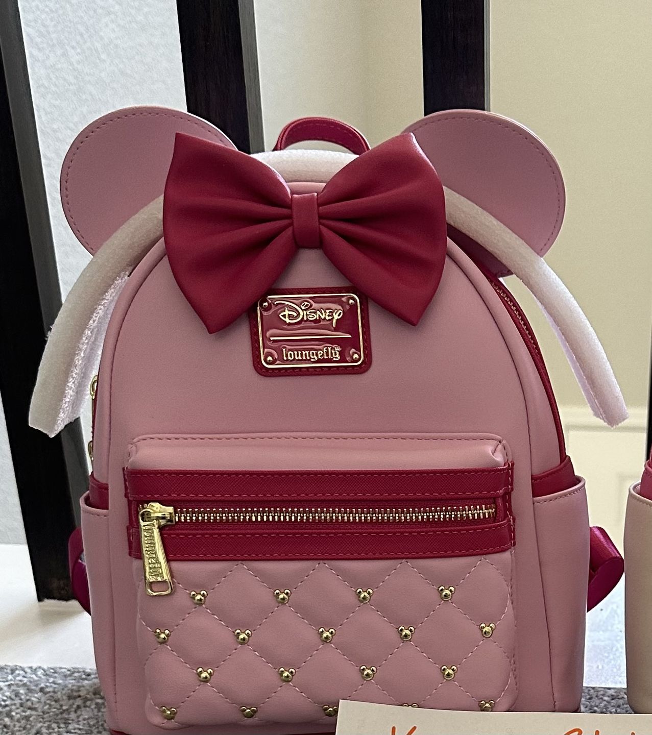 Customer photo review of 707 Street Exclusive - Loungefly Disney The Minnie Mouse Classic Series Mini Backpack - Strawberry Macaron