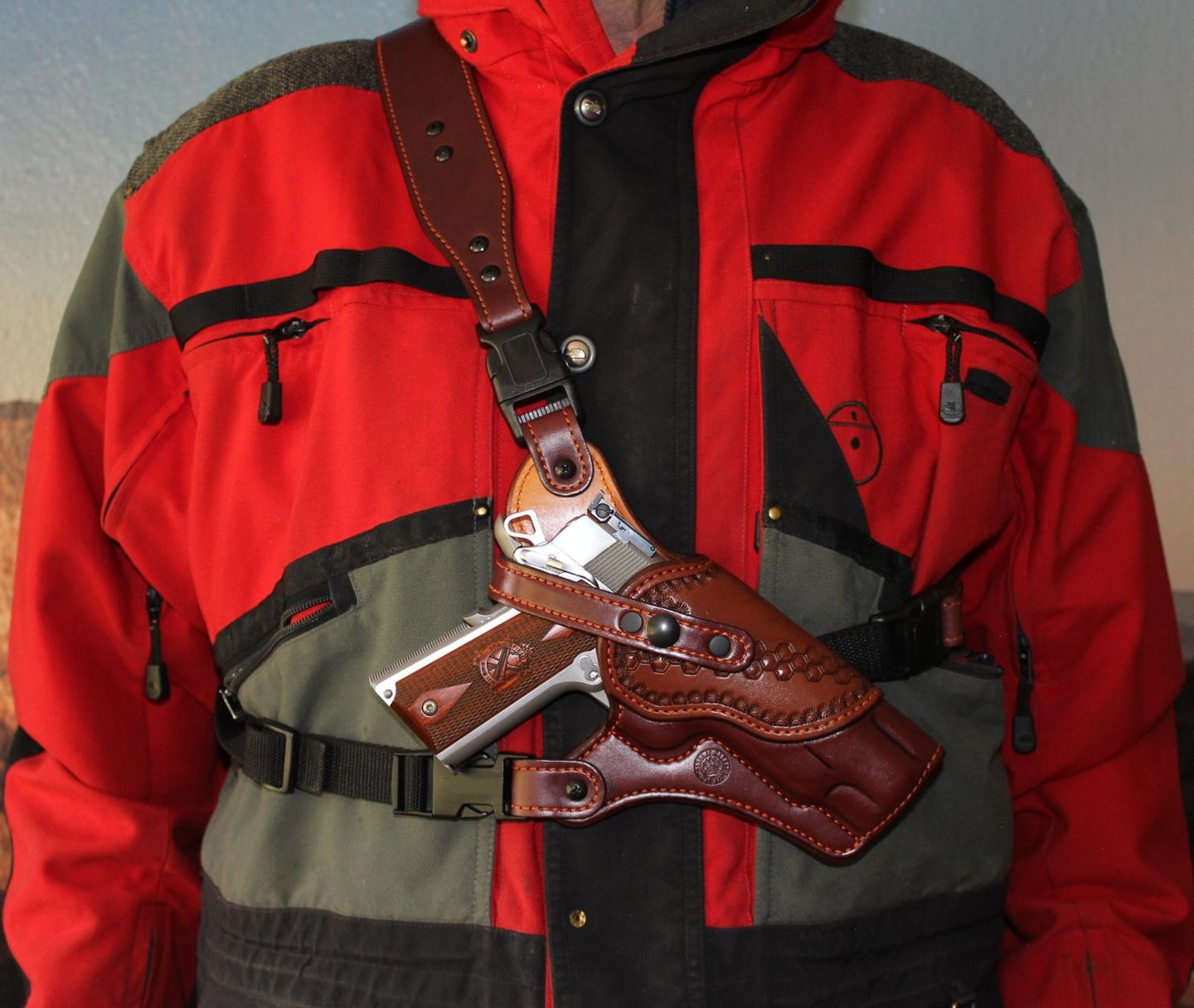 Customer photo review of Kodiak Chest Holster