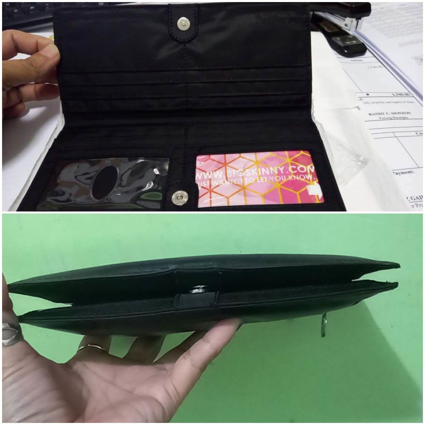 Customer photo review of Leather Executive Black
