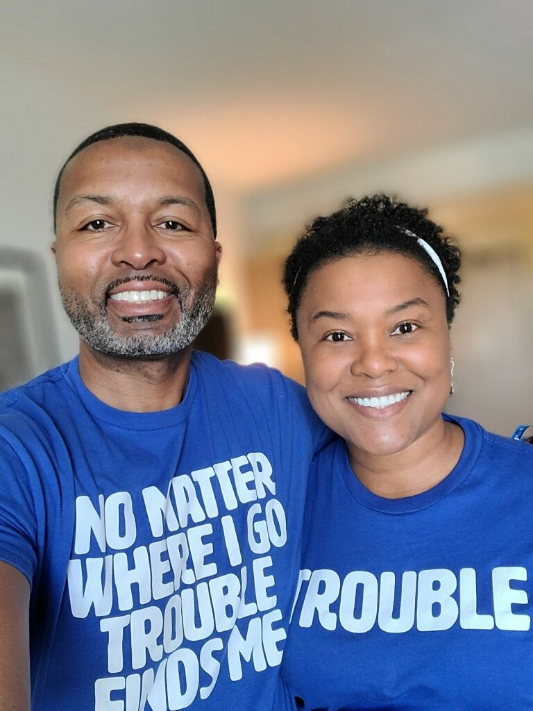 Customer photo review of Trouble Finds Me (Adult) Set
