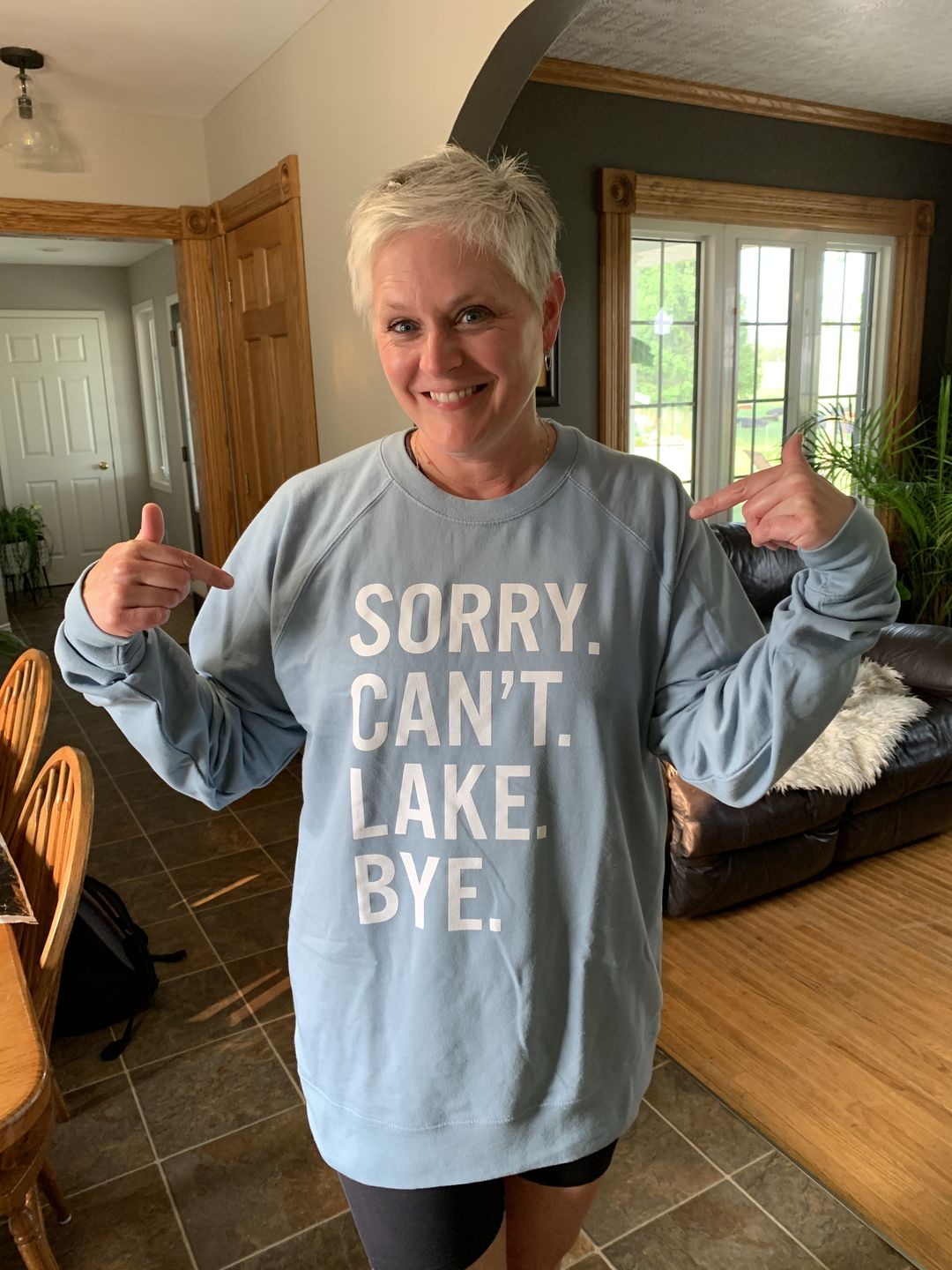 Customer photo review of Sorry Can't Lake Bye
