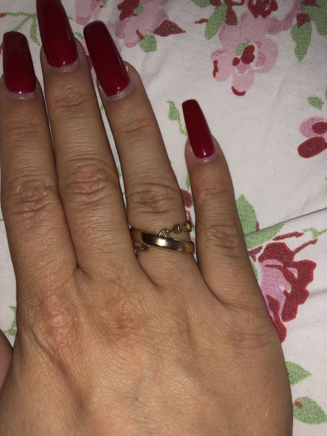 Customer photo review of Prestige Ring | 18K vergoldet