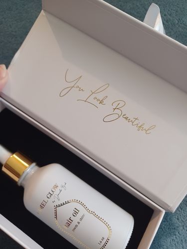 Customer photo review of Growth & Shine Hair Oil