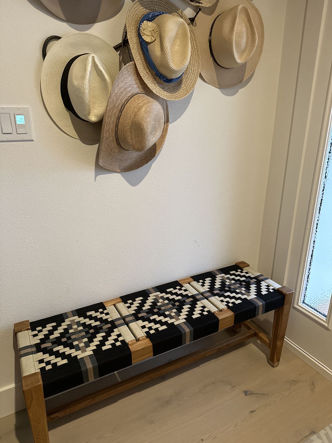Customer photo review of Santa Cruz Bench | Colonial Pattern