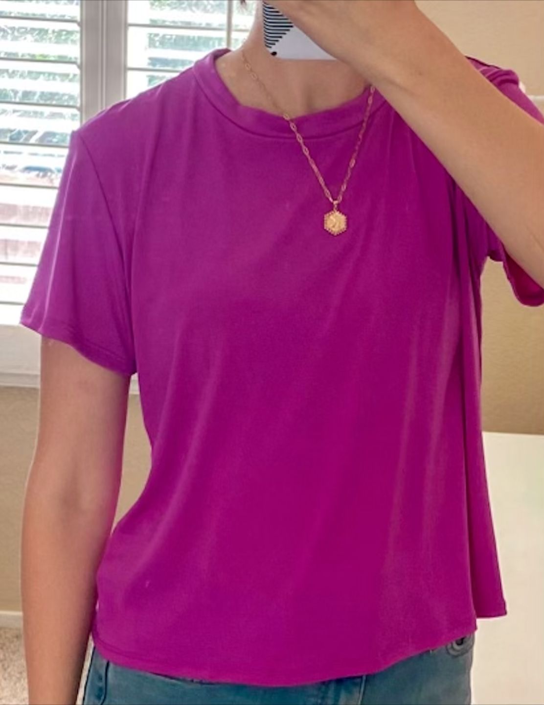 Customer photo review of Brigitte Brianna Move Tee
