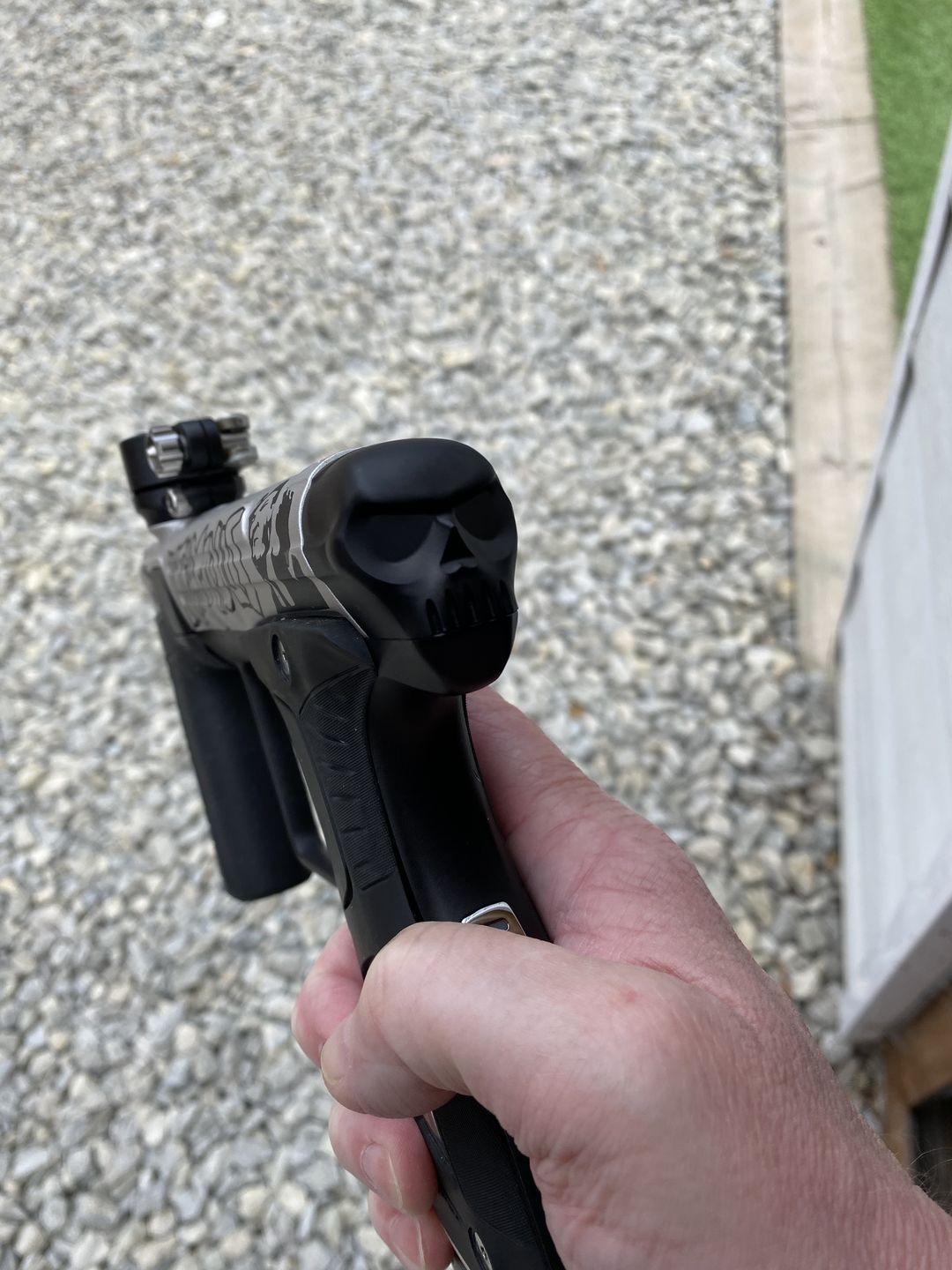 Customer photo review of 170R SKULL BACK CAP