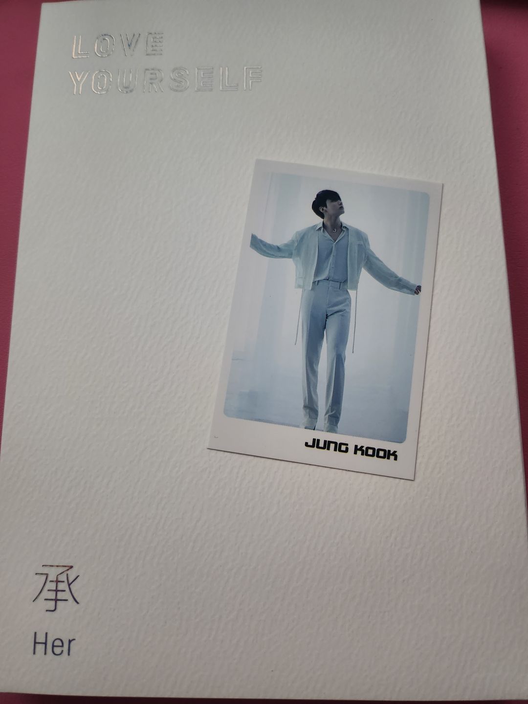 Customer photo review of BTS - 5TH MINI MINI ALBUM LOVE YOURSELF 承 Her