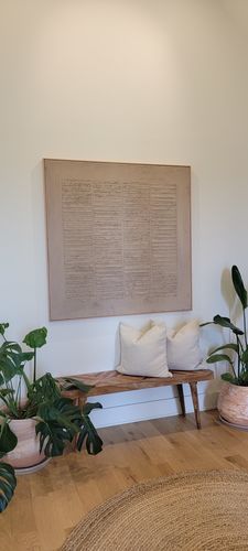 Customer review photo for Wabi-Sabi Wall Art #TX012