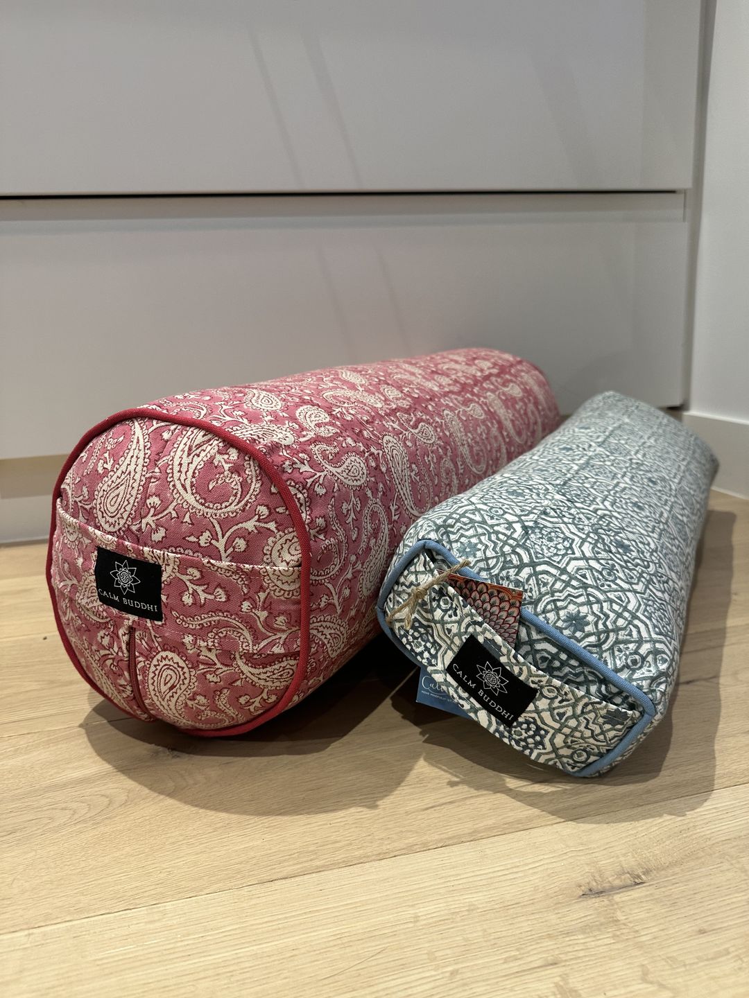Customer photo review of Paisley Pink Round Yoga Bolster