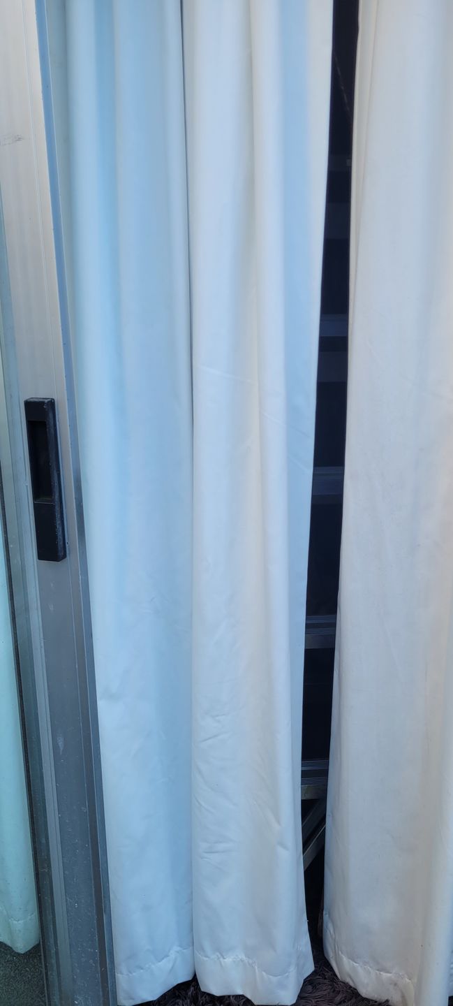 Customer photo review of Curtain Wizard Instant Mould & Mildew Remover