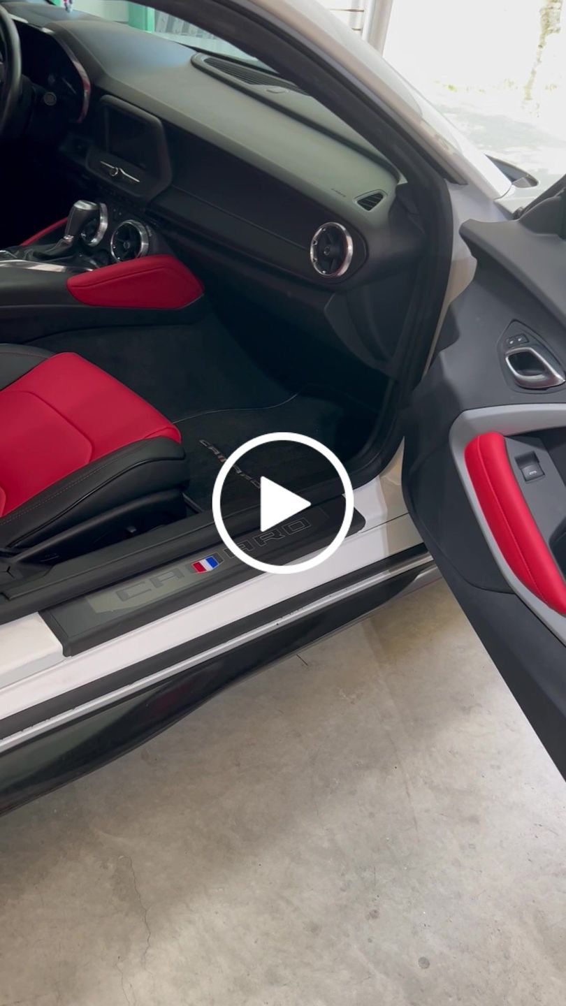 Customer video review of 6th Gen Camaro Coupe Custom Leather Seat Covers