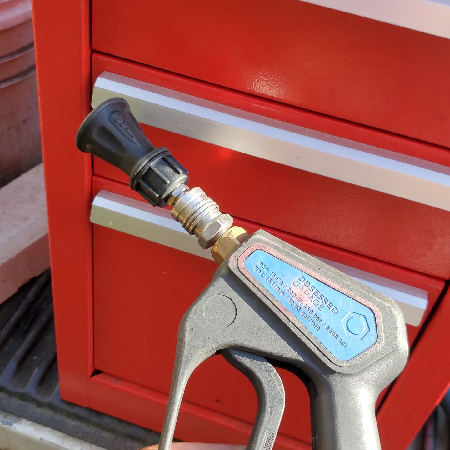 Customer photo review of Rinsing Nozzle (40 Degree)