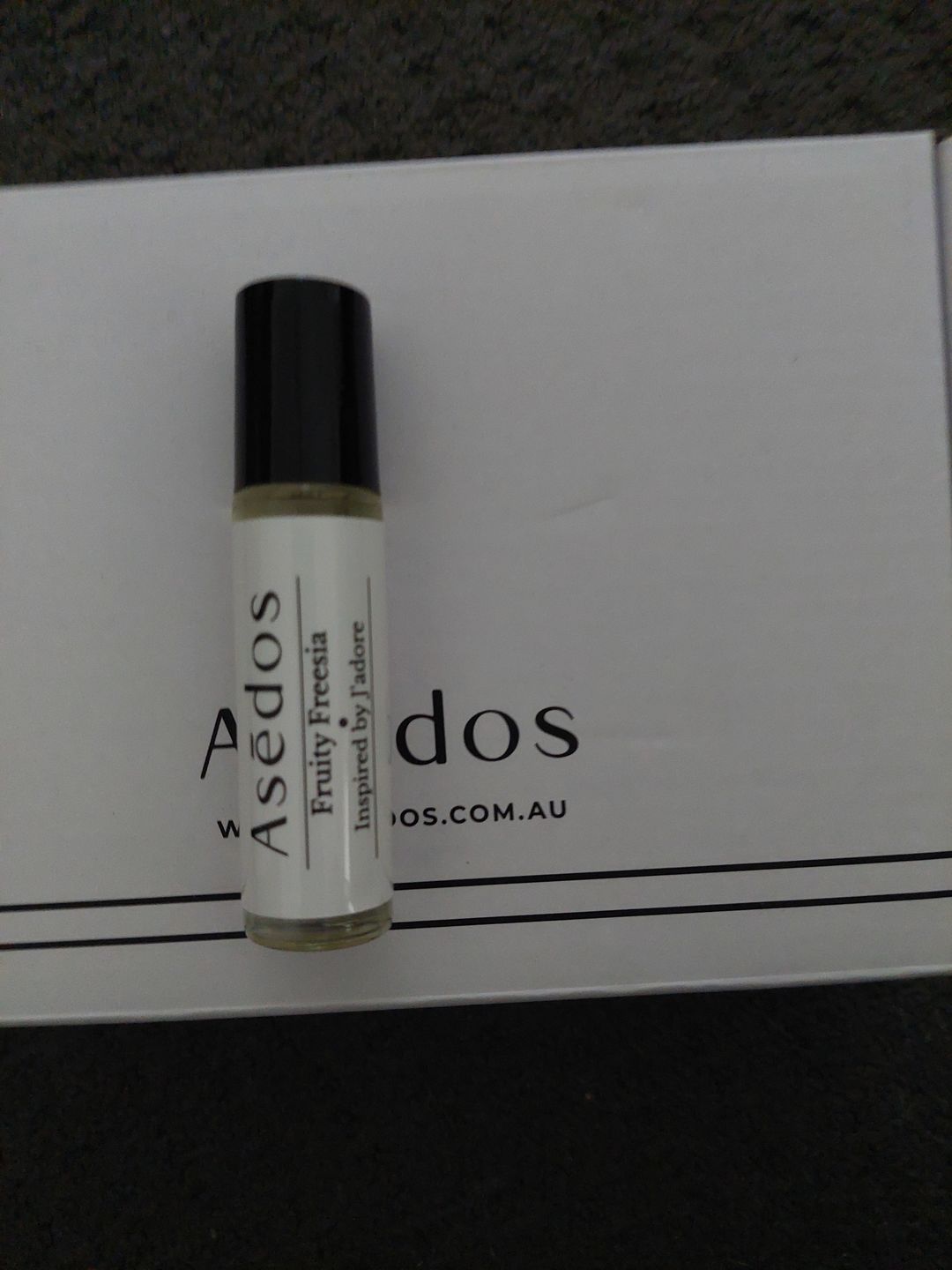 Customer photo review of FRUITY FREESIA PERFUME OIL