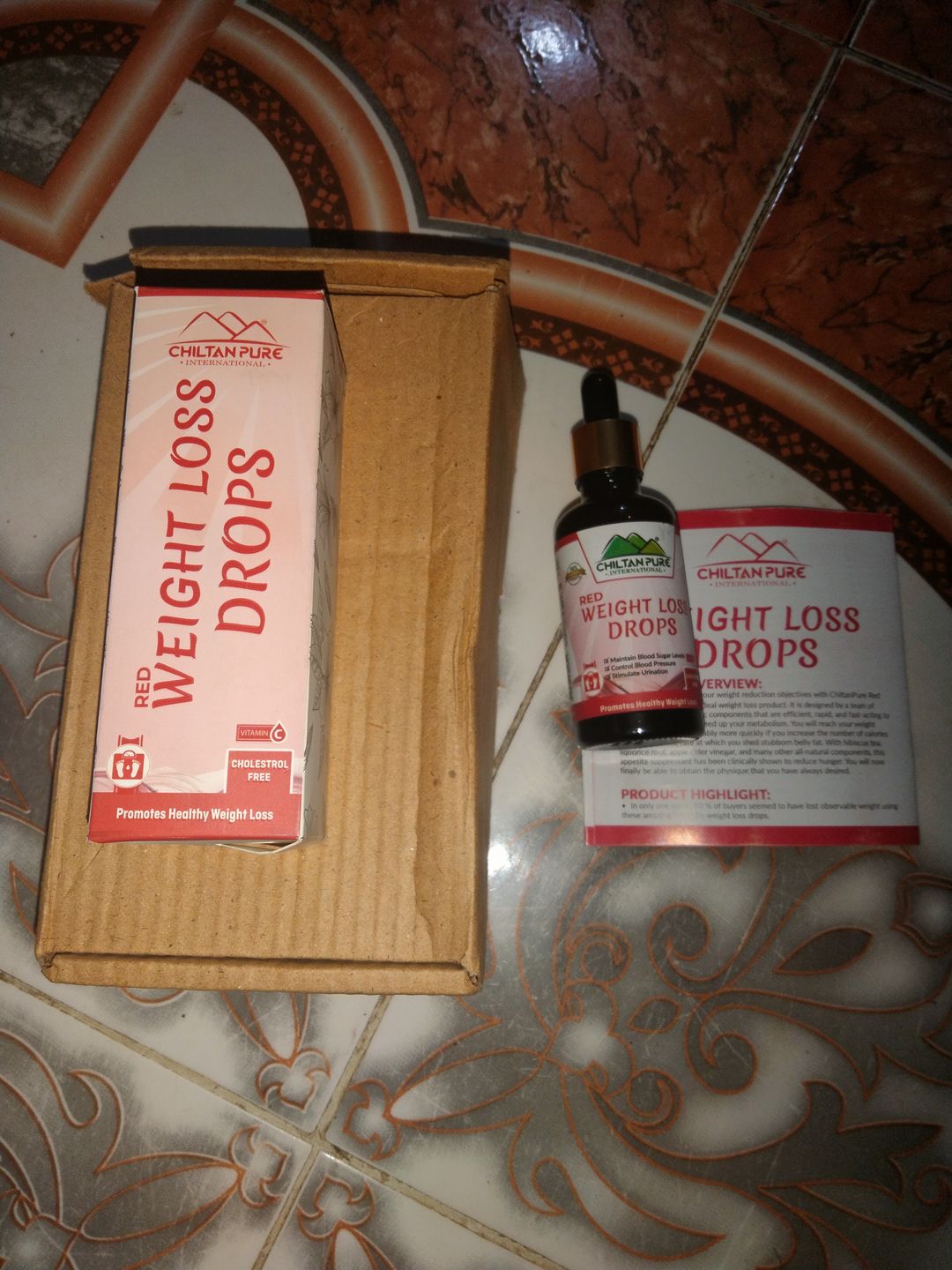 Customer photo review of Red Weight Loss Drops 🩸 Effective Way to Reduce Weight, Cholesterol Free & Speeds Up Metabolism