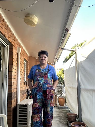 Customer photo review of Bohemian Romper Jumpsuit - Blue