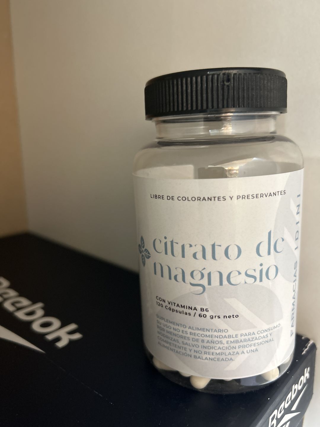 Customer photo review of Citrato de Magnesio + Vitamina B6 120 Capsulas (IDINI)