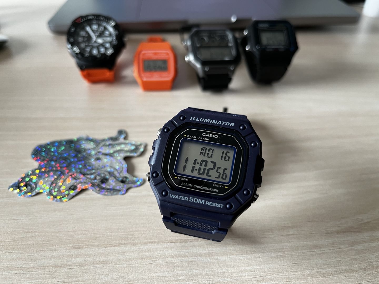 Customer photo review of Reloj Casio Vintage W-218H-2AVDF Azul