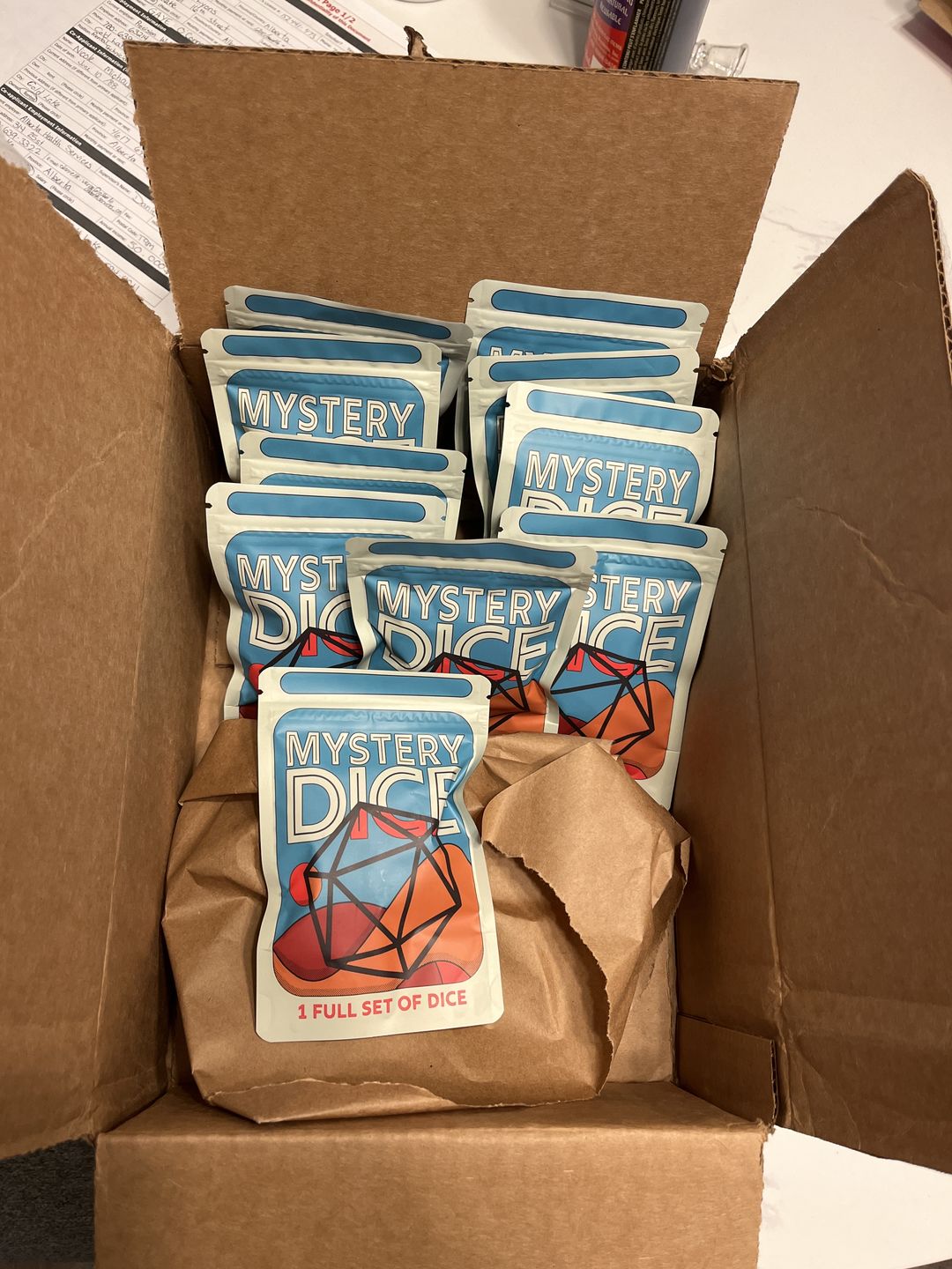 Customer photo review of Mystery Dice