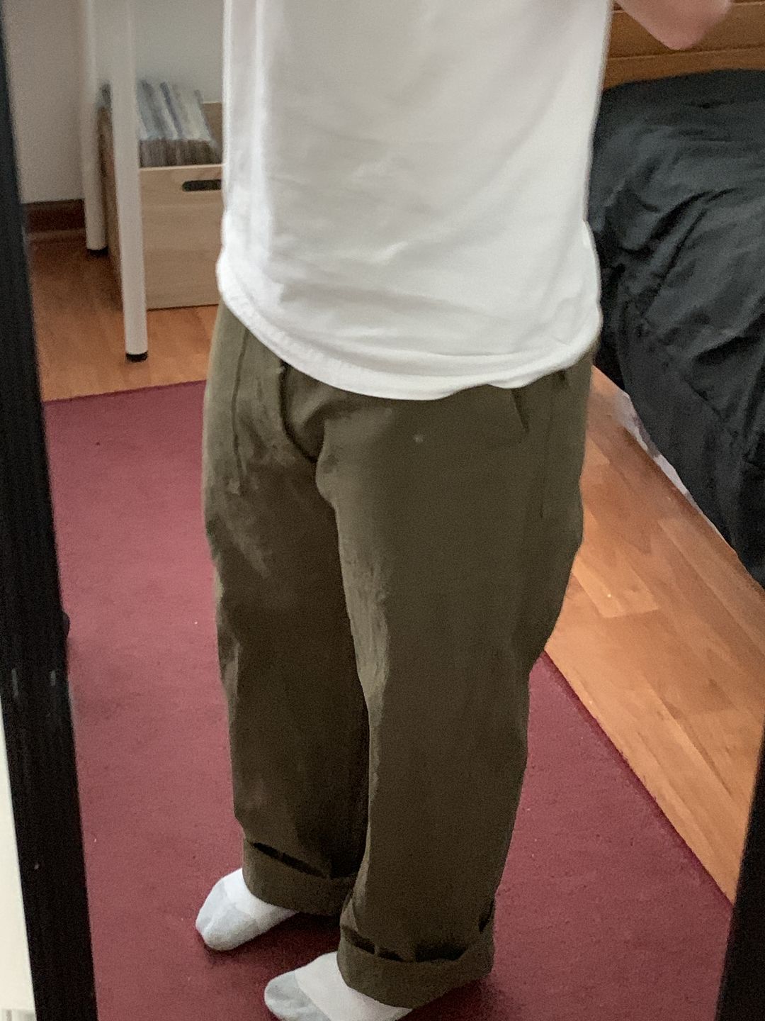 Customer photo review of 1947 1st 838A OD7 Utility Fatigue Pants