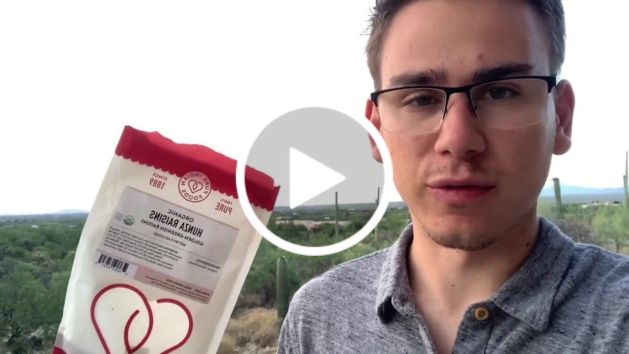 Customer video review of Hunza Raisins - 9 oz