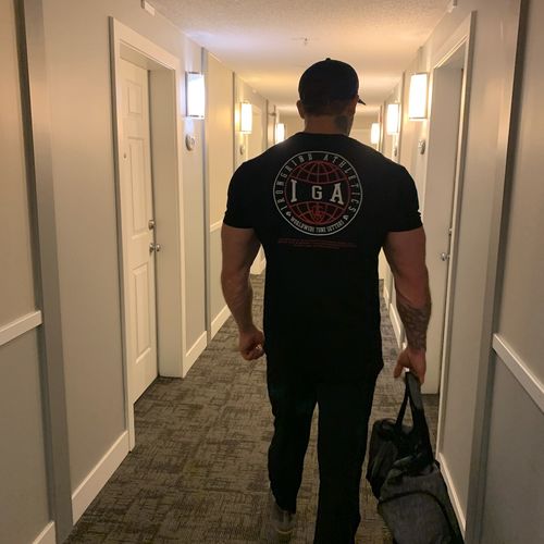 Customer photo review of Triumph 'IGA' T-Shirt