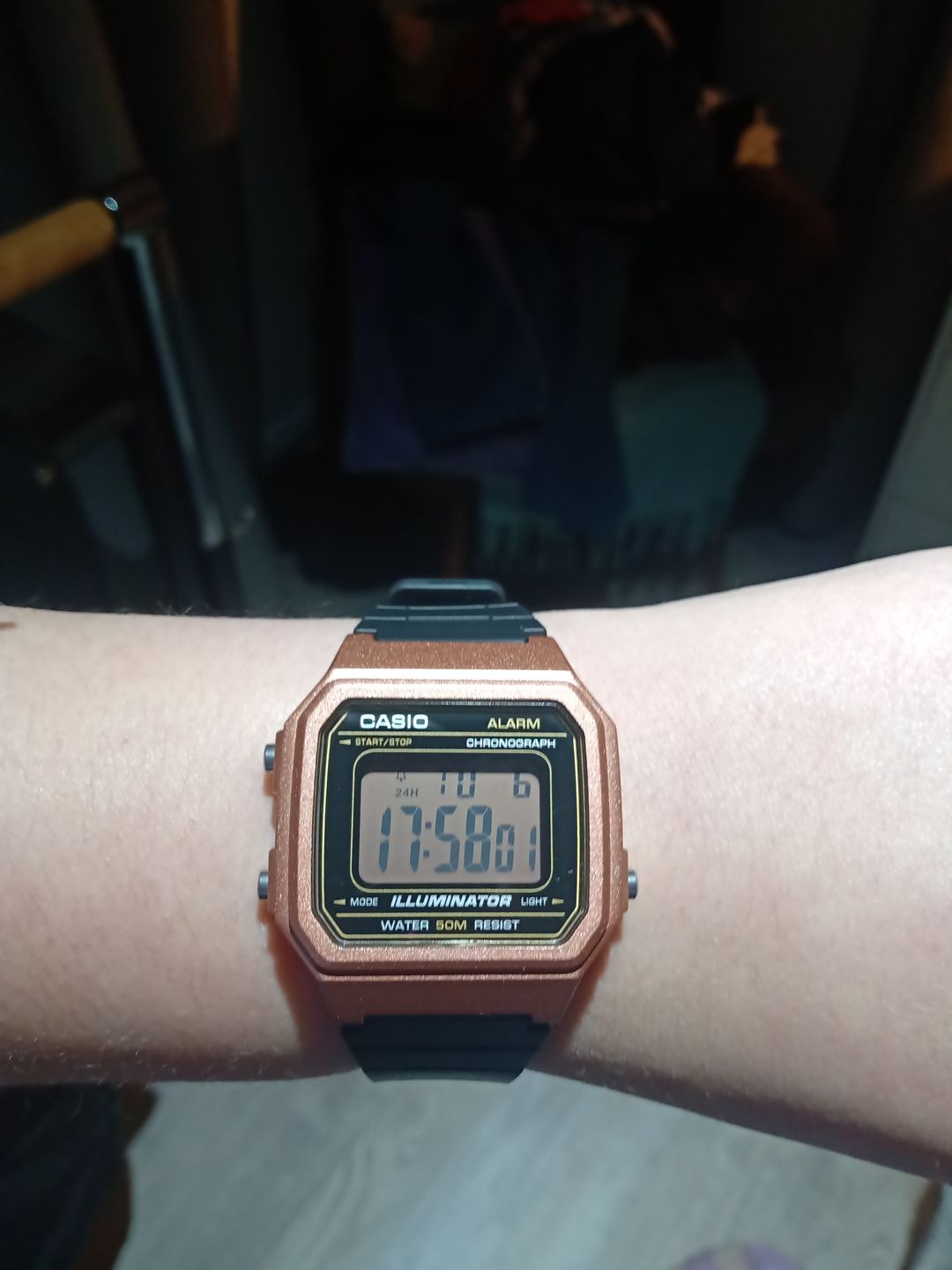 Customer photo review of Reloj Casio Vintage W-217HM-5AVDF Rosado