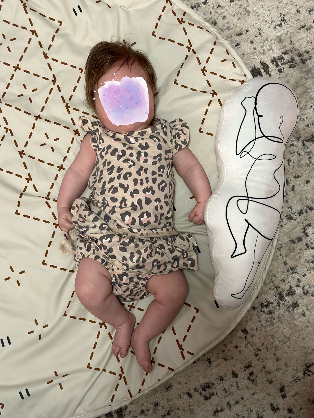 Customer photo review of Birth Pillow Line One