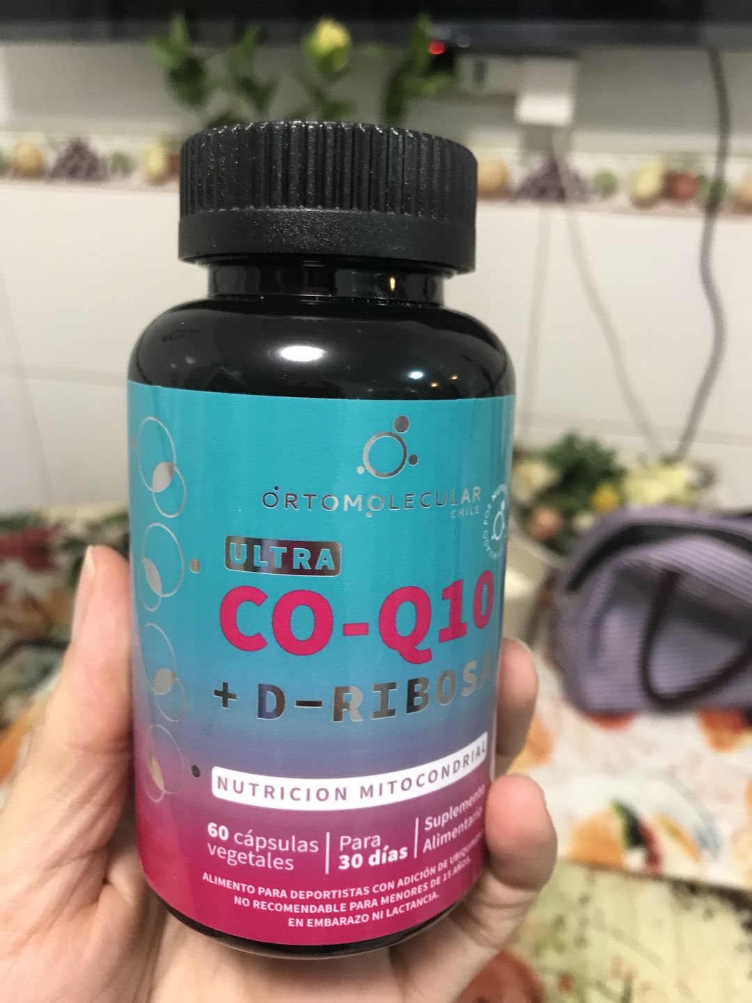 Customer photo review of Coenzima Q10+D Ribosa-60 cáps
