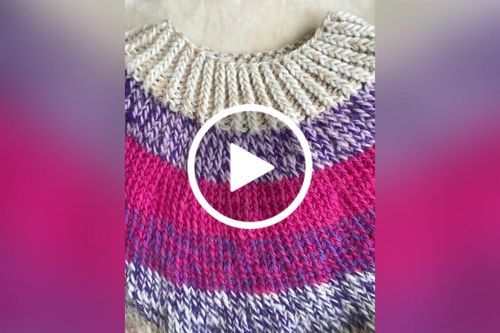Customer photo review of Clase Sweater Arcoíris | Adulto
