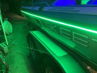 Customer photo review of 12V Submersible Marine LED strip lights with IP68 waterproof rating SMD 5050
