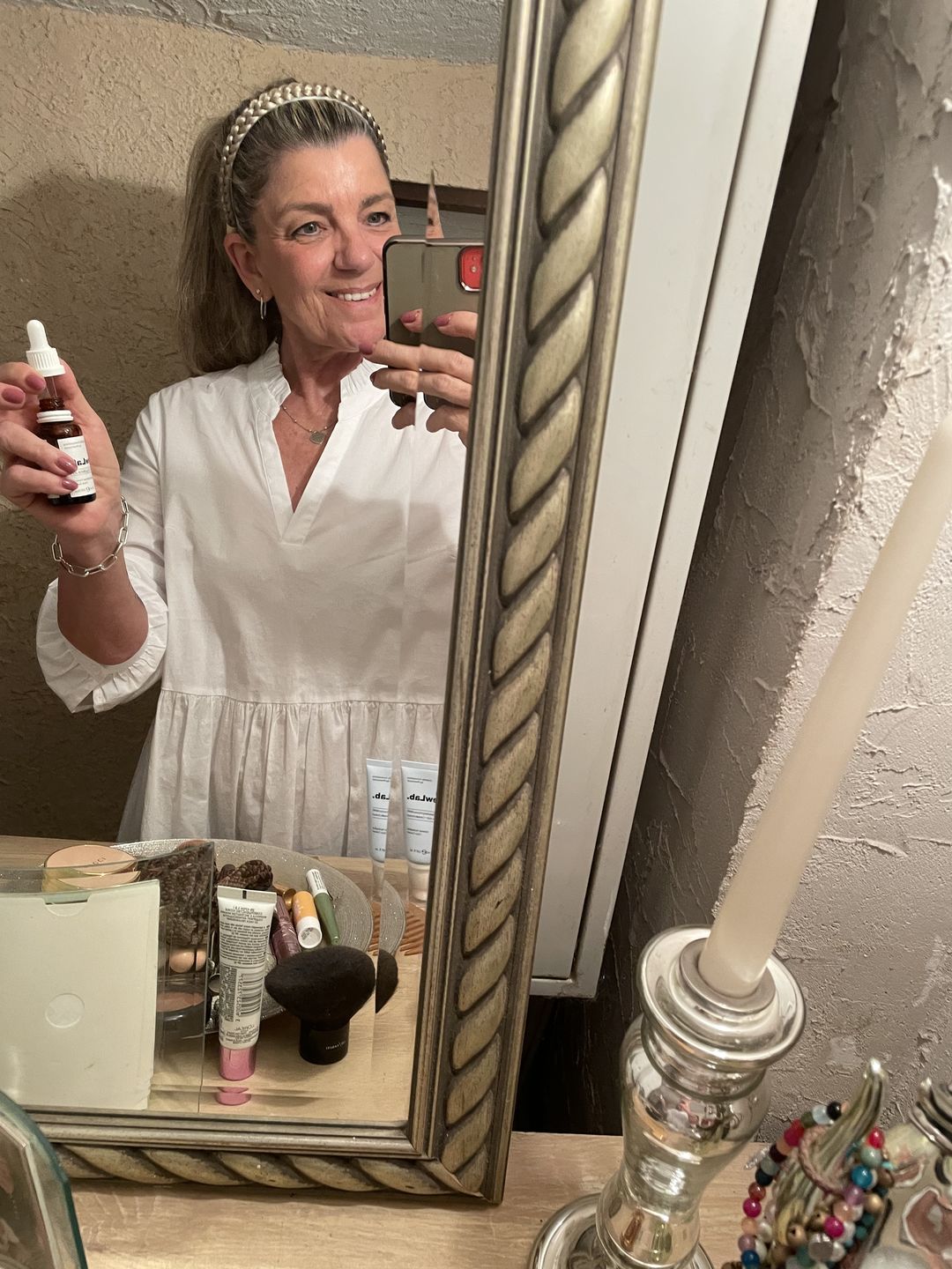 Customer photo review of Anti-Aging-Gesichtsserum Retinol 0.2 % + Squalen 20 %
