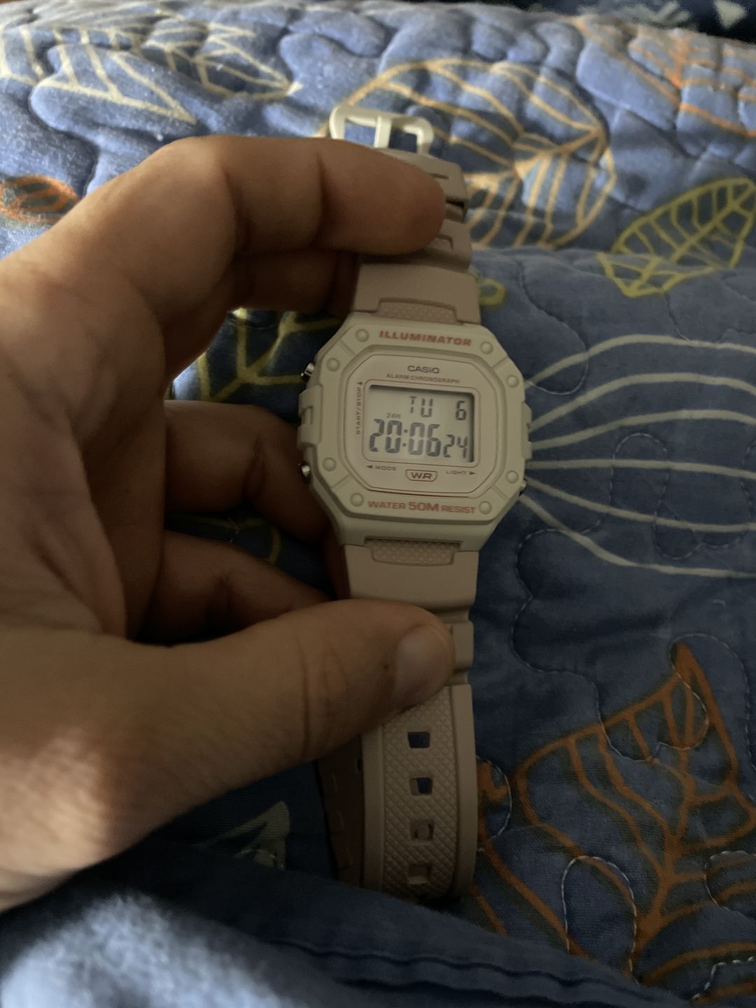 Customer photo review of Reloj Casio Vintage W-218HC-4A2VDF Rosado Suave