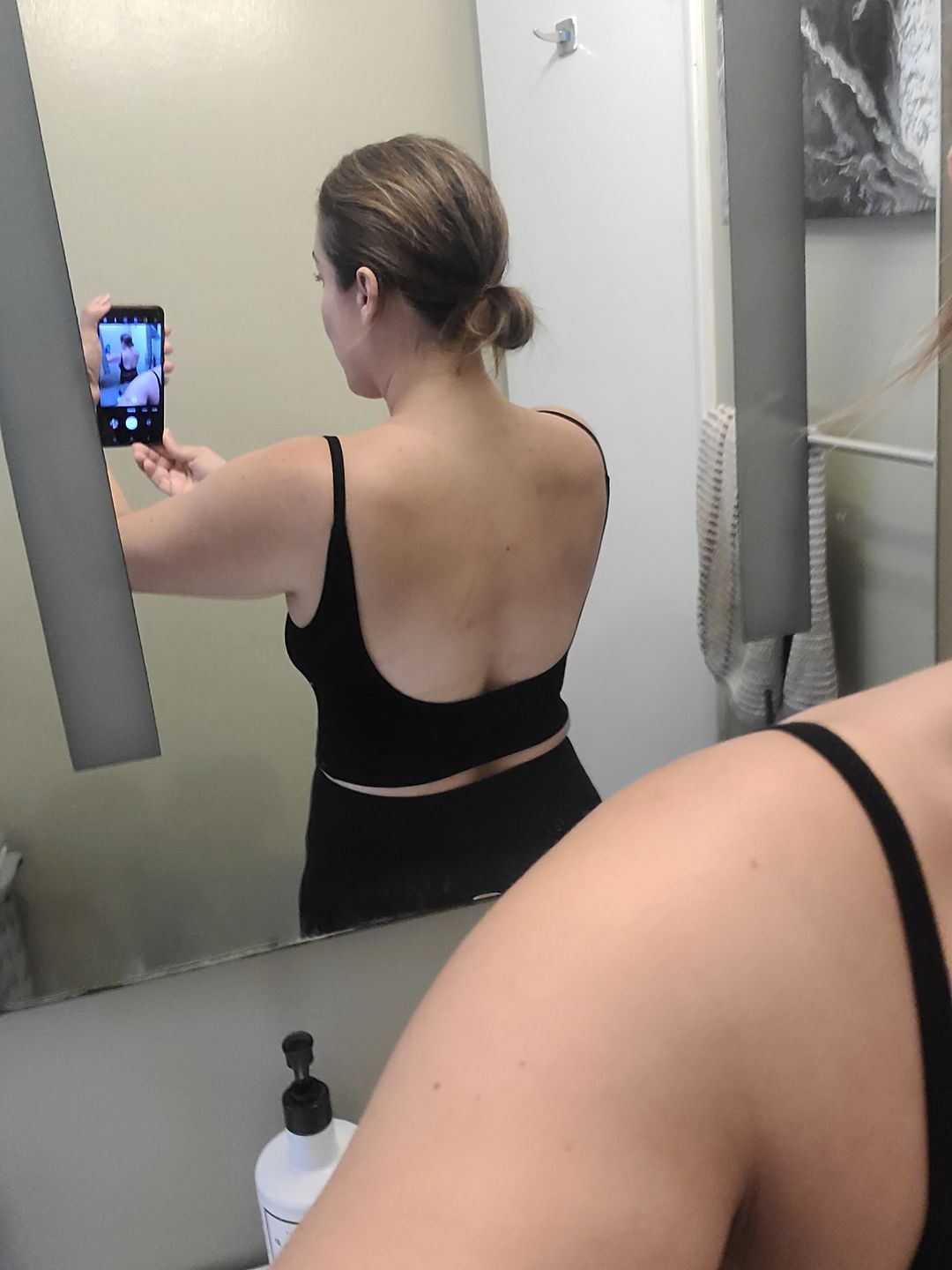 Customer photo review of Hebe Black Top