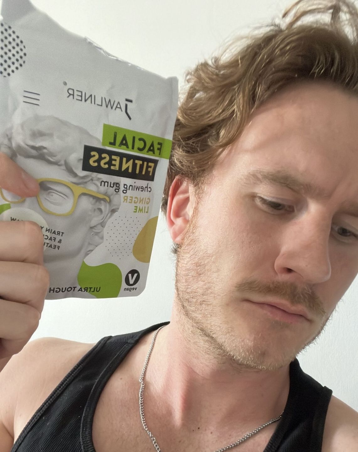 Customer photo review of JAWLINER® Fitness Chewing Gum Ginger/Lime