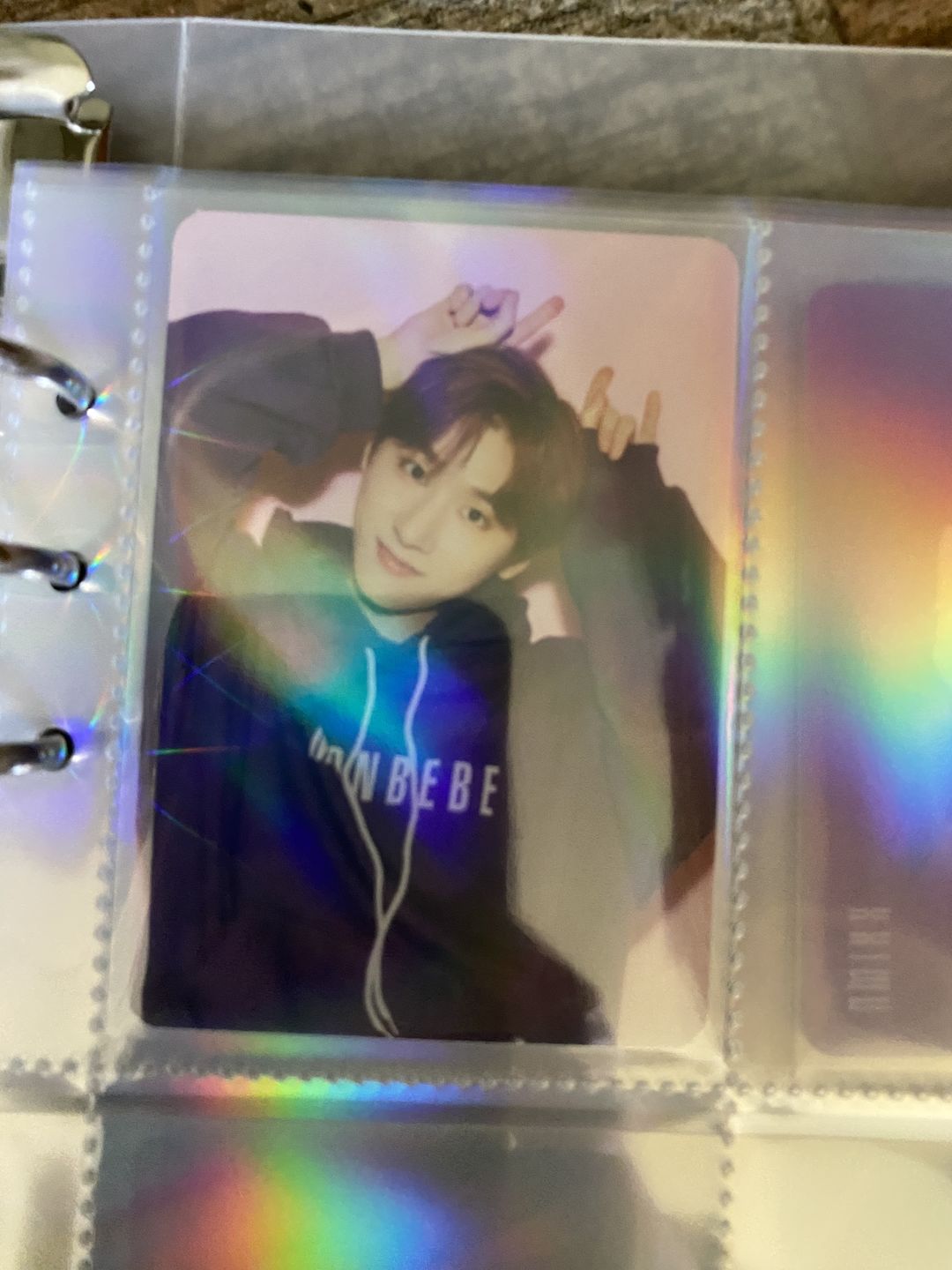 Customer photo review of PREMIUM PHOTOCARD SLEEVES - BLUE VERSION (65x91MM)
