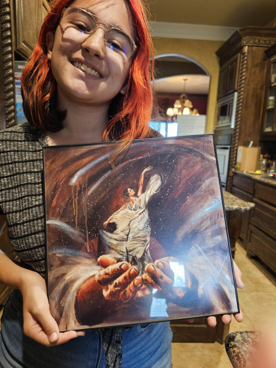 Customer photo review of Endless Dance in the Father’s Hands - Brunette Version
