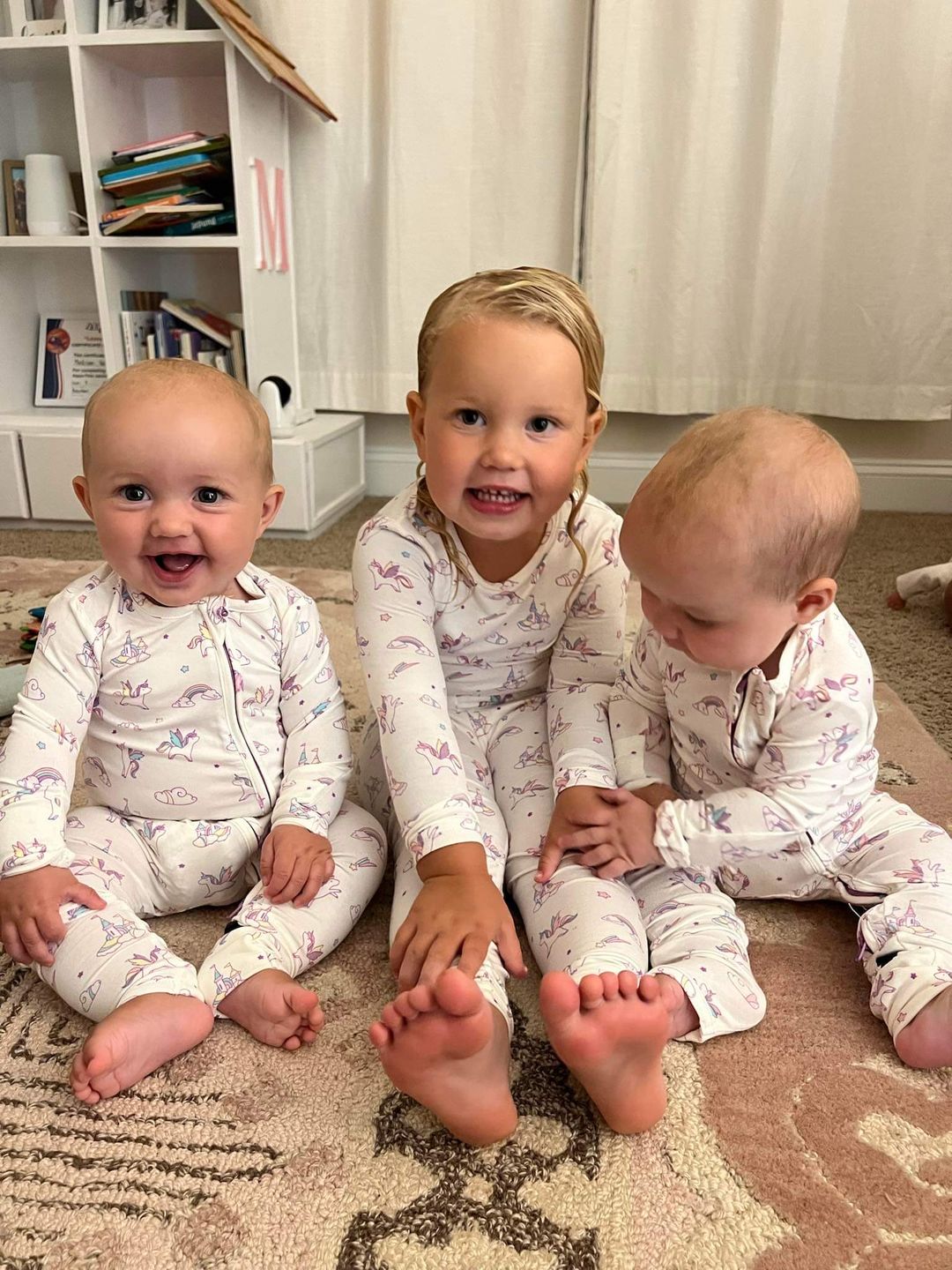 Customer photo review of Unicorn Bamboo Convertible Footie