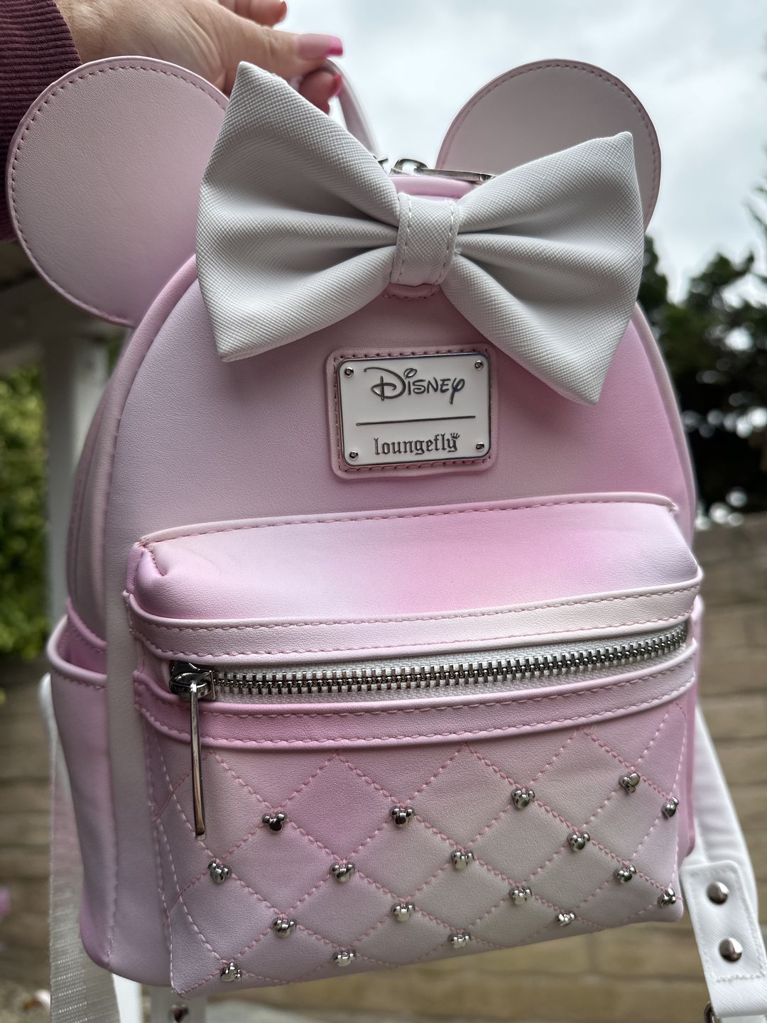 Customer photo review of 707 Street Exclusive - Loungefly Disney The Minnie Mouse Classic Series Mini Backpack - Sakura