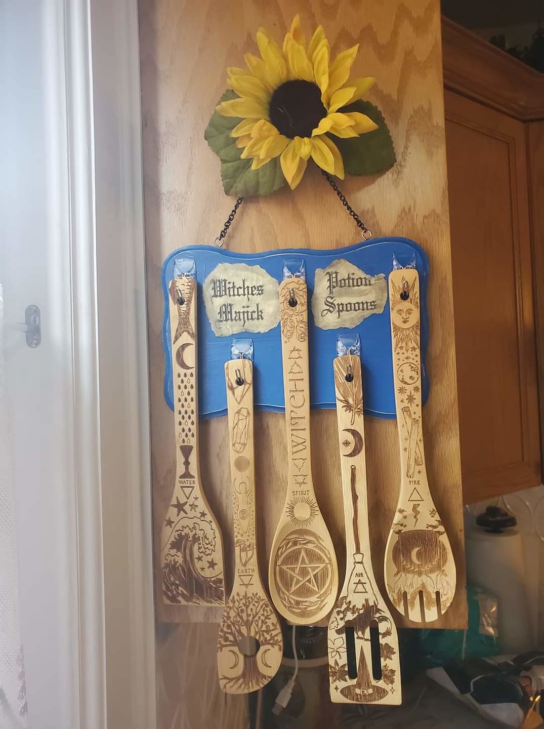 Customer photo review of The 5 Elements Bamboo Large Kitchen Utensils Set