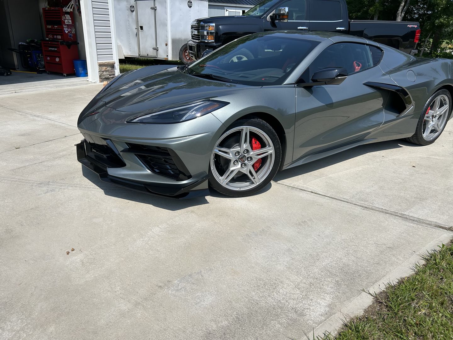 Customer photo review of Corvette C8 Z06 Z07 Performance Front Lip & Canards