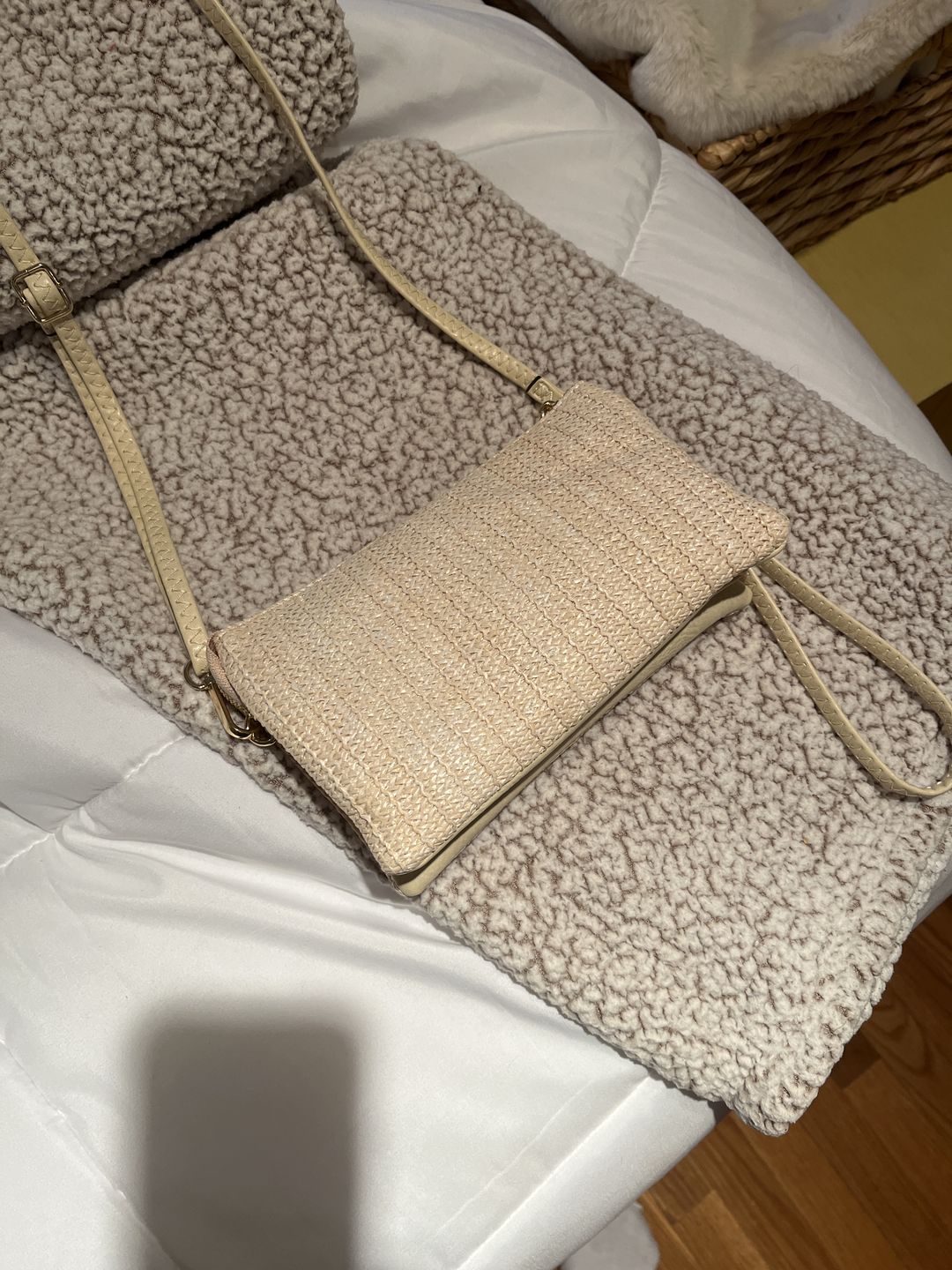 Customer photo review of Riley Straw Crossbody
