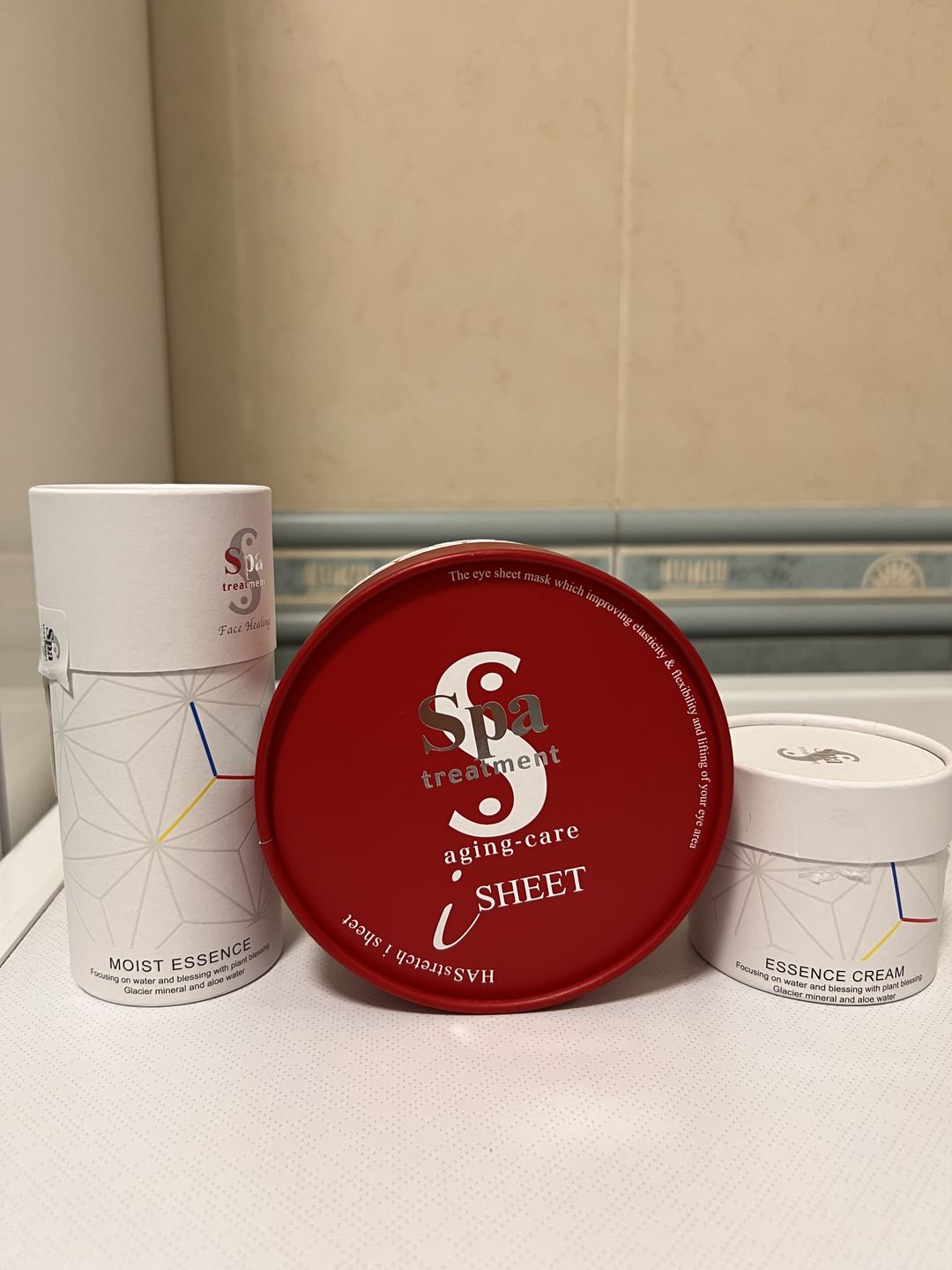 Customer photo review of Spa Treatment iSheet HAS Stem Cell Complex Eye Mask