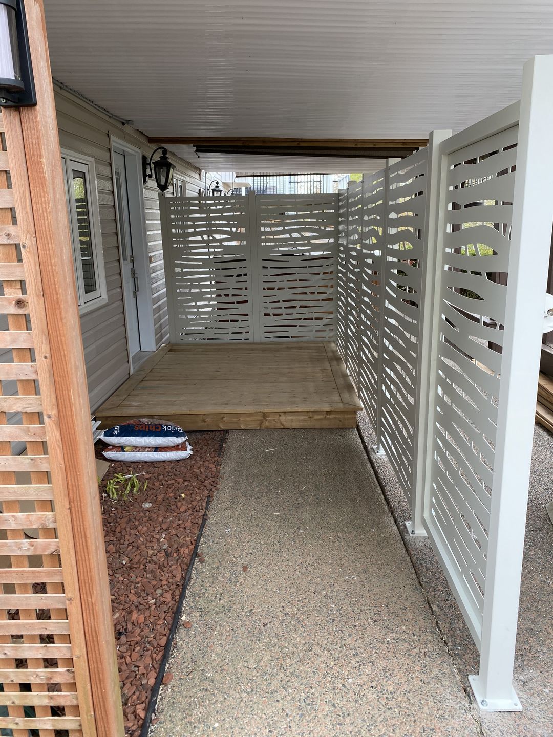 Customer photo review of Privacy Screen (Branch)