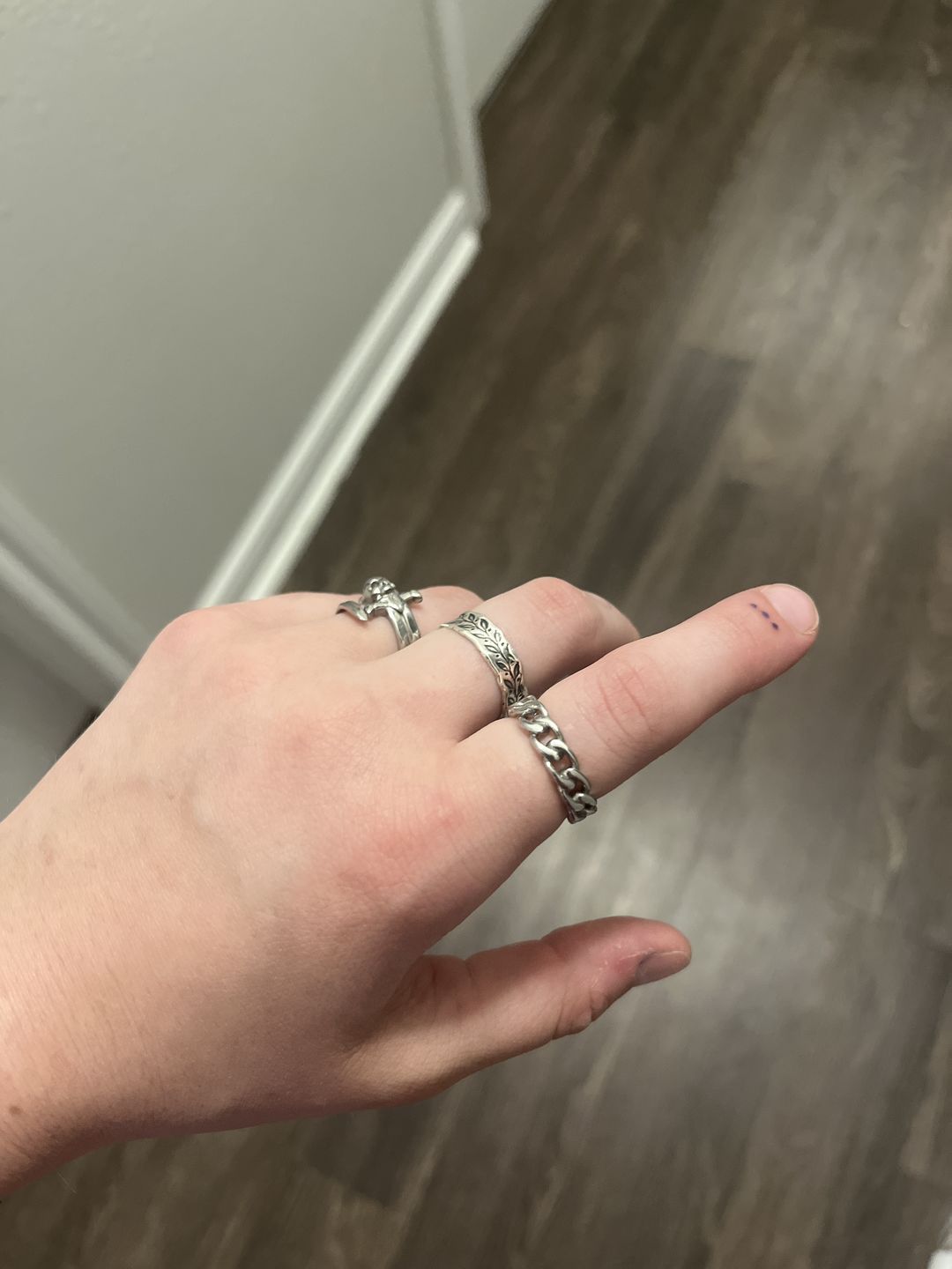 Customer photo review of MINI CUBAN RING (NEW)