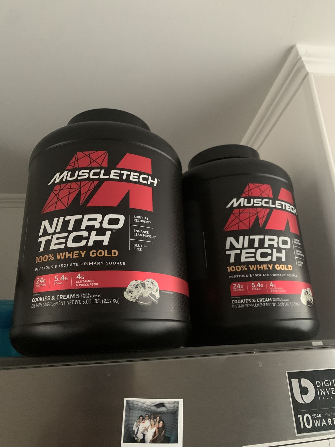 Customer photo review of Muscletech Nitro-Tech 100% Whey Gold 5 Lb