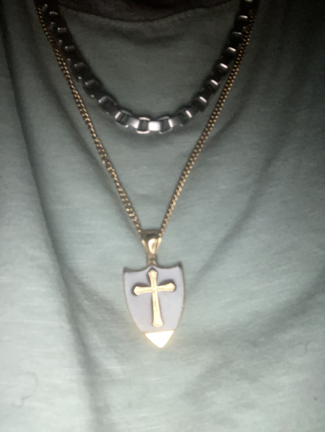 Customer photo review of Choty - Gold Cross
