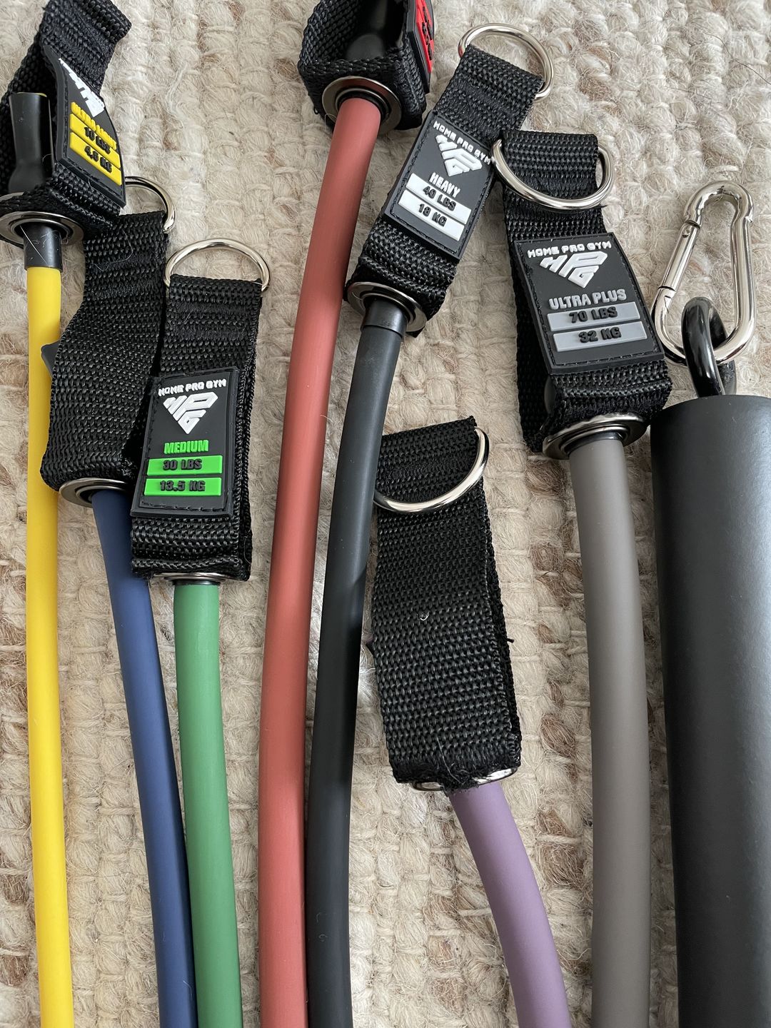 Customer photo review of Stackable Resistance Band Set